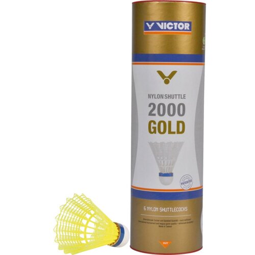 Victor Badminton žogice V-Nylon Shuttle 2000 gold, (20383903) Cene