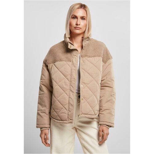 UC Ladies Women's Oversized Diamond Quilt Puffer Jacket softtaupe Slike