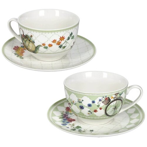 Brandani Set skodelica za čaj Wonderland 200ml / 2 kos / porcelan, (5000267852) Cene