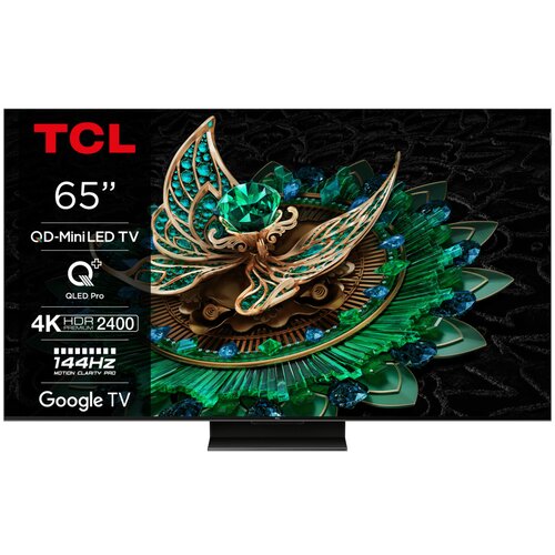 Tcl 65"C765 QD-Mini LED 4K TVHDR 2400 nits; QLED PRO;ONKYO 2.1ch; 144Hz VRR; Google TV ( 65C765 ) Cijene
