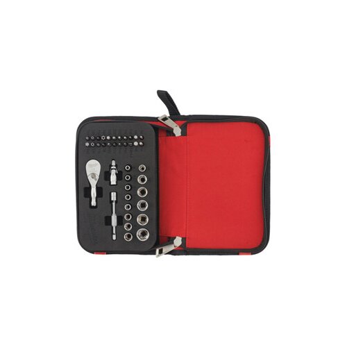 Milwaukee set gedora i bitova sa račnom 1/4&amp;quot; 39 delova 4932492672 Slike