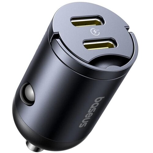 Baseus Auto punjač Tiny Star 30W 3A 2 x USB-C crni Cene