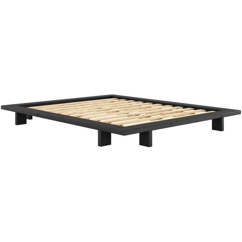 Karup Design Crni bračni krevet od borovine sa letvicom 160x200 cm Japan - Slike