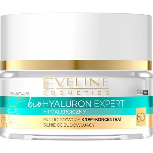 Eveline Cosmetics Bio Hyaluron Expert hranilna lifting krema 60+ 50 ml