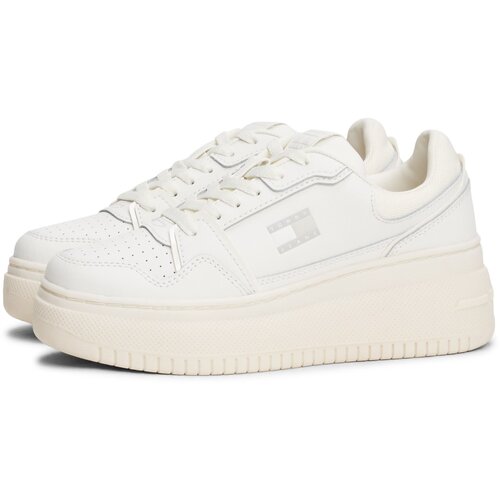 Tommy Jeans Superge Tjw Retro Basket Flatform EN0EN02840 &amp;Eacute;cru Slike