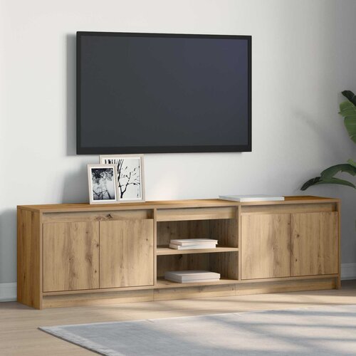 TV Jedinice 2 pcs Smeđa 180 x 34 x 50 cm Konstruirano drvo Cene