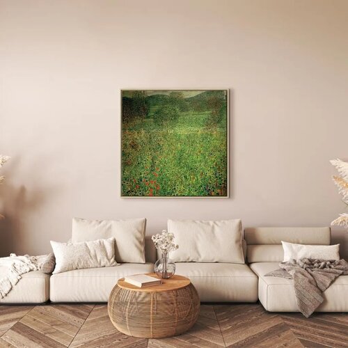 Slika - Gustav Klimt &amp;ndash; The Garden 80x80 U prirodnom drvenom okviru Slike