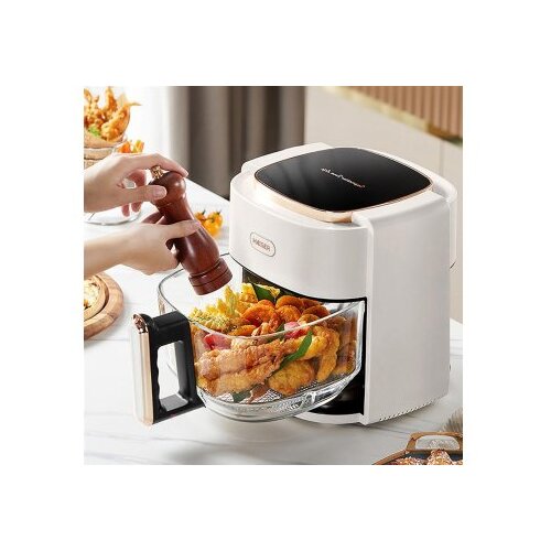 Haeger AF-G45.006B friteza na topao vazduh digitalna 4,5L sa staklenom posudom Slike