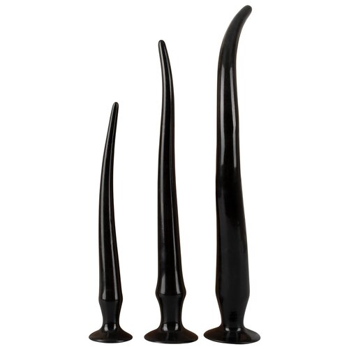 You2Toys Super Long Flexible Butt Plug Set Black Slike