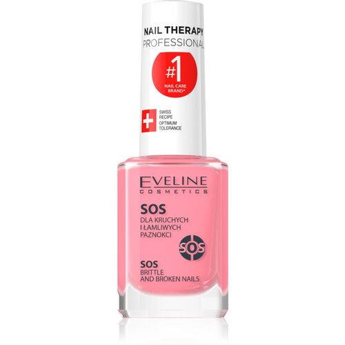 Eveline Cosmetics Nail Therapy SOS multivitaminski regenerator s kalcijem 12 ml Slike