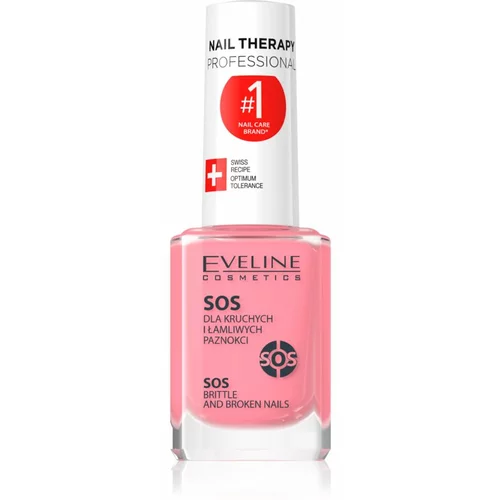 Eveline Cosmetics Nail Therapy SOS multivitaminski regenerator s kalcijem 12 ml