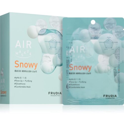 Frudia AIR Snowy maska iz platna za poenotenje tona kože 10x25 ml Slike