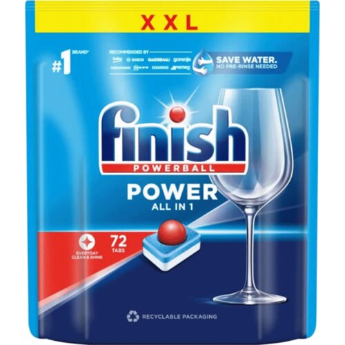 Finish Tablete za mašinu za pranje suđa, 72 kom. – Power all in one, 72 pcs Cene