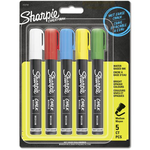 Sharpie Markerji s kredo različne barve, pretisni omot po 5 kom, (21656084) Cene
