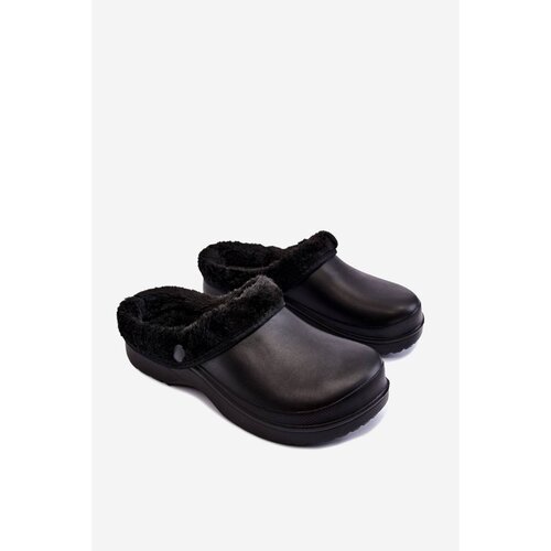 Kesi Women&amp;#039;s Foam Warm Slippers Crocs Black Cova Slike