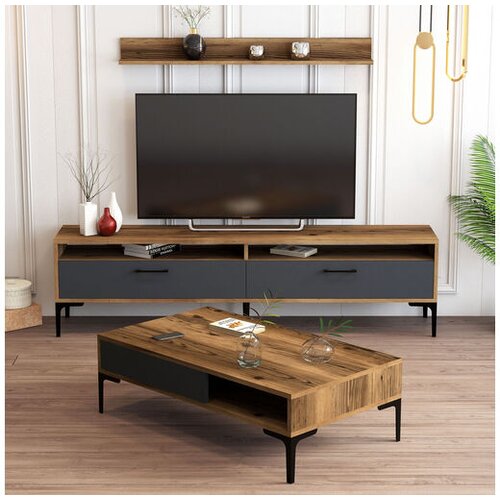Hanah home Set TV Komoda i klub sto Orah Cene