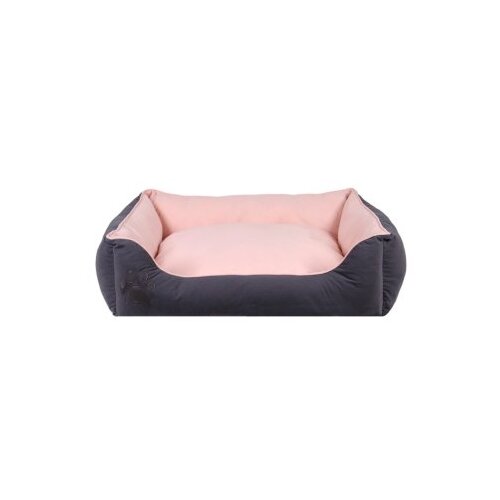 Wallxpert Krevet za kućne ljubimce Lucy M, 80x60 cm, Sivo-rozi Slike