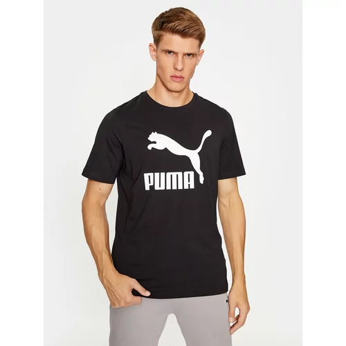 Puma Majica Classics Logo 530088 Črna Regular Fit