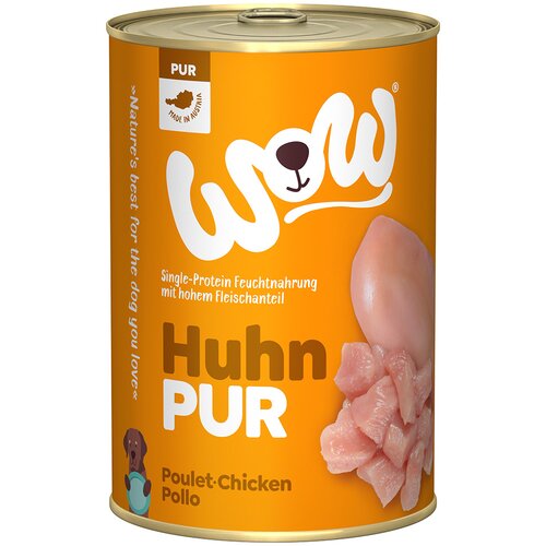 Wow Pur 6 x 400 g - Piščanec Cene