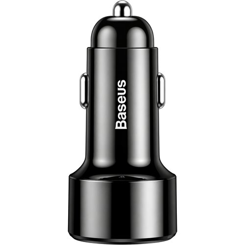 Baseus Magic Series avtopolnilec z 2 USB-A vhodoma 45W črne barve Slike