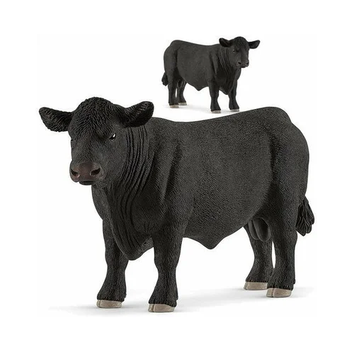 Schleich black figura bika angusa