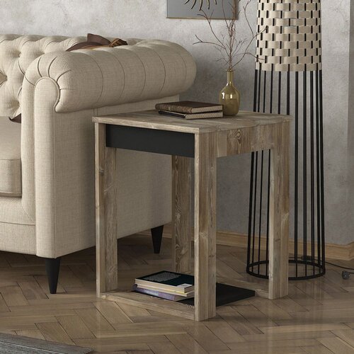 Woody Fashion Costa - Patik BeigeWooden Side Table Cene