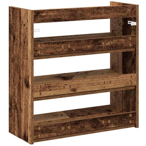 VidaXL stalak za cipele boja staro drvo 60x25x62 cm konstruirano drvo Slike