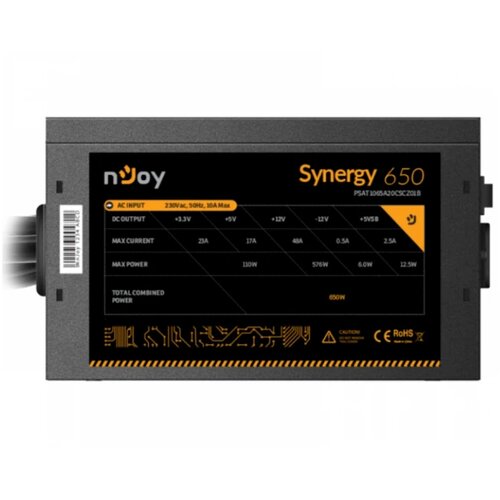 Njoy Napajanje Synergy 650W Psat1065A20Cscz01B, Crno Cene