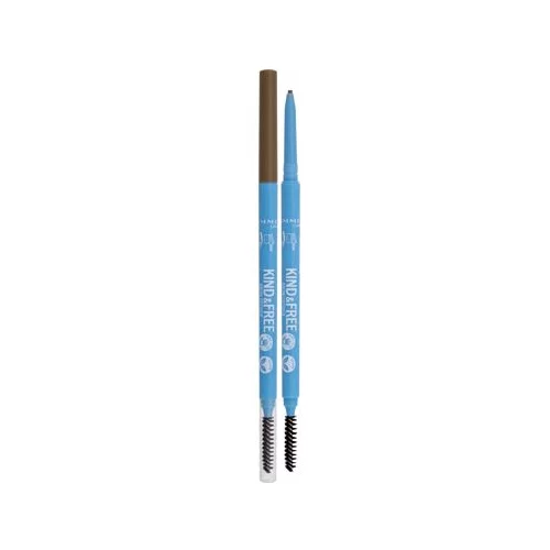 Rimmel London Kind & Free Brow Definer svinčnik za obrvi 0,09 g odtenek 001 Blonde