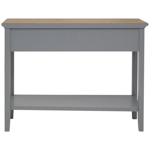 Premier Housewares Sivi pomoćni stol od masivne paulovnije 34,5x99 cm Henley &amp;ndash; Slike
