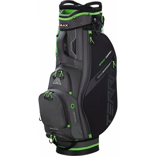 Big Max Terra Sport Charcoal/Black/Lime Golf torba Cart Bag