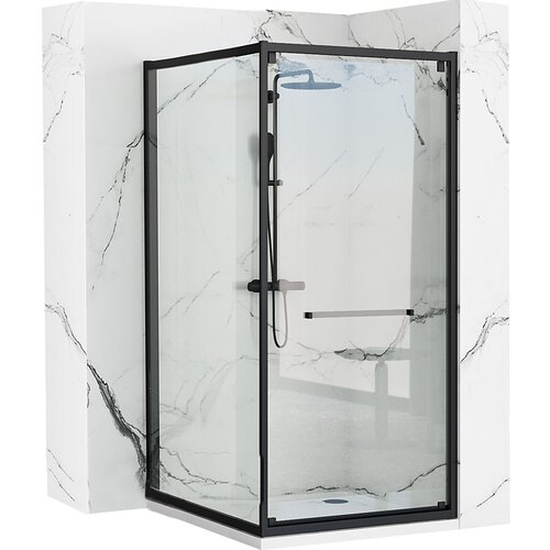 Rea Tuš kabina Space In Black 80x100 Cene