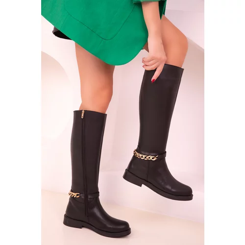 Soho Black Women's Boots 17521