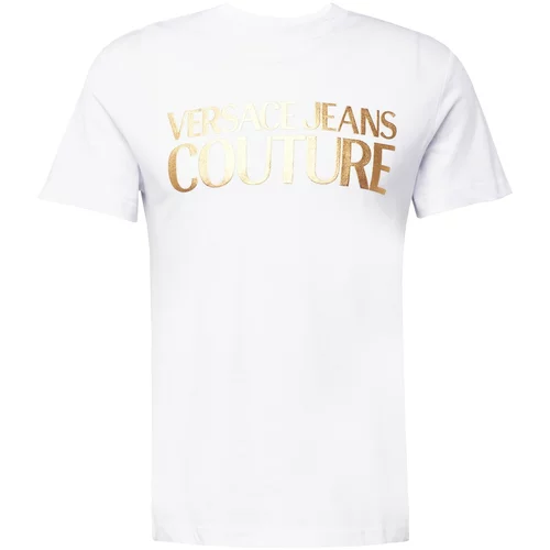 Versace Jeans Couture Majica zlata / bela