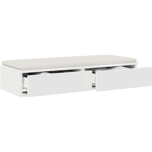  Ladice za krevet Bijelo 75 x 36,5 x 16,5 cm Konstruirano drvo Slike