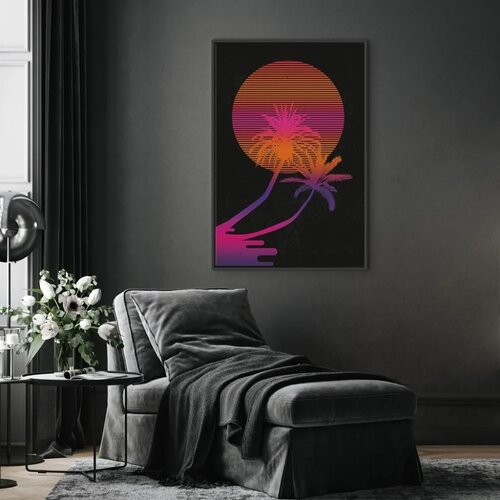  Slika - Palm at Sunrise (1 Part) Vertical 40x60 Slike
