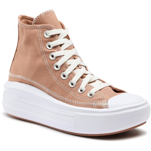 Converse Modne superge Chuck Taylor All Star Move A04672C Taupe/Red Cene