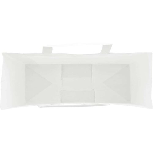VidaXL Papirnate vrečke 250 kosov z ročaji bela 32x12x42 cm Slike