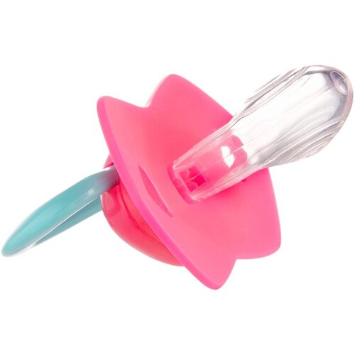 Canpol silikonska varalica za bebe love 6-18M 2/1 neon roze i žuta Slike
