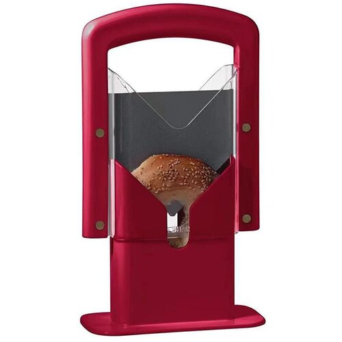 INF Rezalnik kruha Bagel Slicer z varnim oprijemom Red, (21758562) Cene