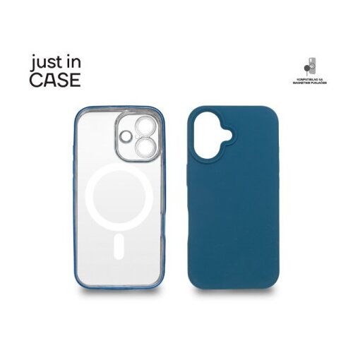 Just In Case 2u1 Extra case MAG MIX PLUS paket PLAVI za iPhone 16 Cene