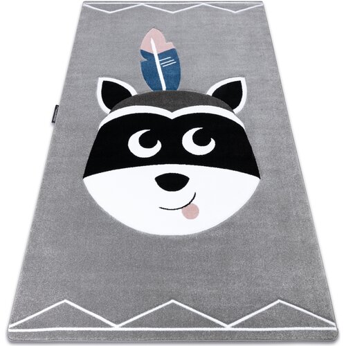 RugsX Preproge Preproga PETIT RACCOON MUKKI Raccoon siva 160x220 cm Siva Cene