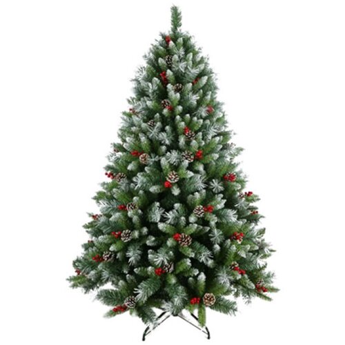 Olimp Sport Novogodi&scaron;nja jelka Snežna sa &scaron;i&scaron;arkama i bobicama 180 cm 220028 Cene