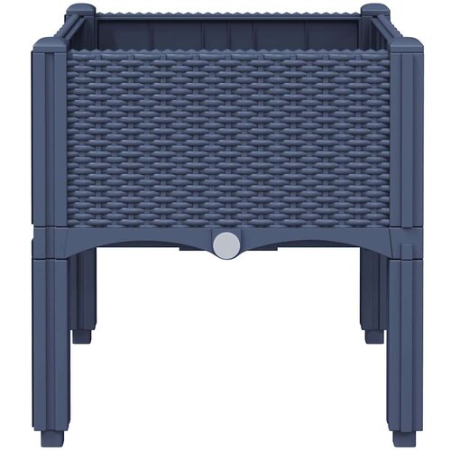  Sadilica s nogama siva 40 x 40 x 42 cm PP Slike