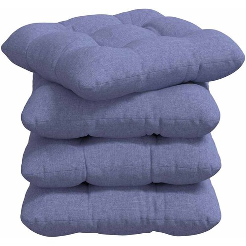 vidaXL Sedežne blazine 4 pcs Jeans modra 40 x 40 x 12 cm blago, (5000111664) Cene