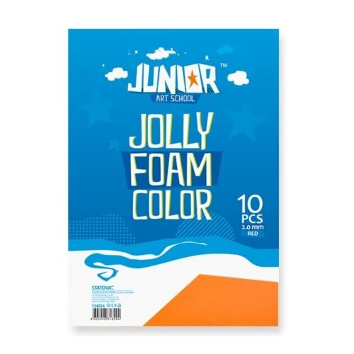 Junior jolly color foam eva pena a4 10k - odaberite nijansu narandžasta ( 134026 ) Cene