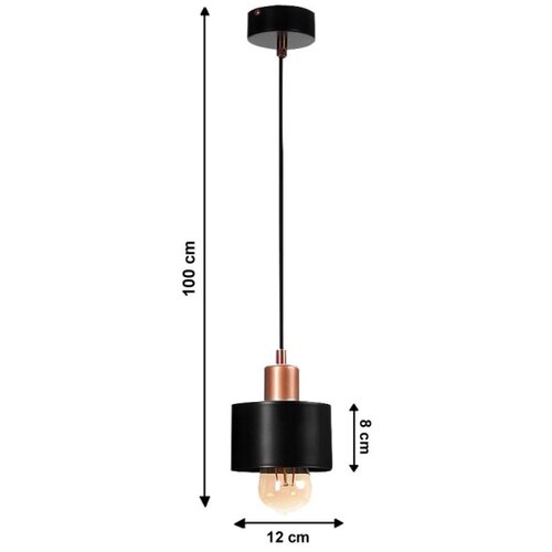  Luster na sajli BODO 1xE27/60W/230V Slike