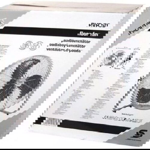 Home Ventilator podni, promjer 40cm, 50W, oscilacija - PVRO 40, Crni Cene