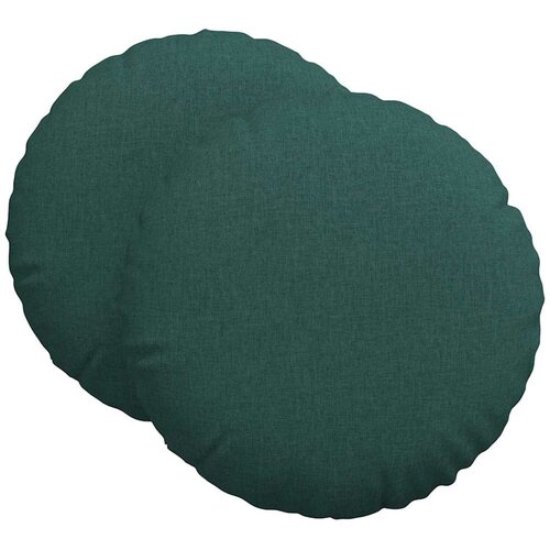 vidaXL Sedežne blazine 2 pcs Temno zelena &Oslash;60 x 21 cm blago, (5000111816) Cene