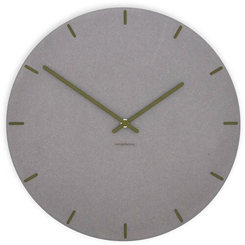 Von Der Factory Zidni sat Luxhora Pura Circ Light Grey 11 boja kazaljki Cijene